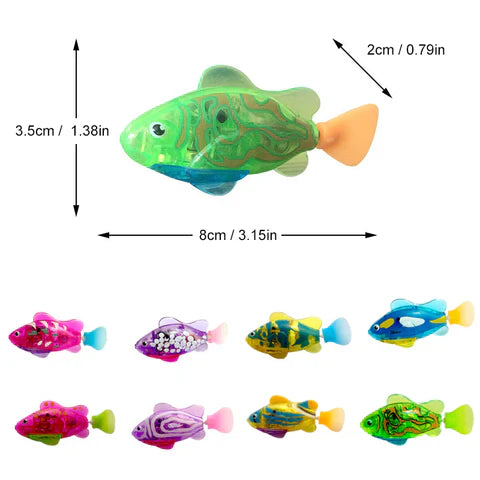 Jouets Aquatiques Interactifs - Poissons Flottants pour Animaux de Compagnie