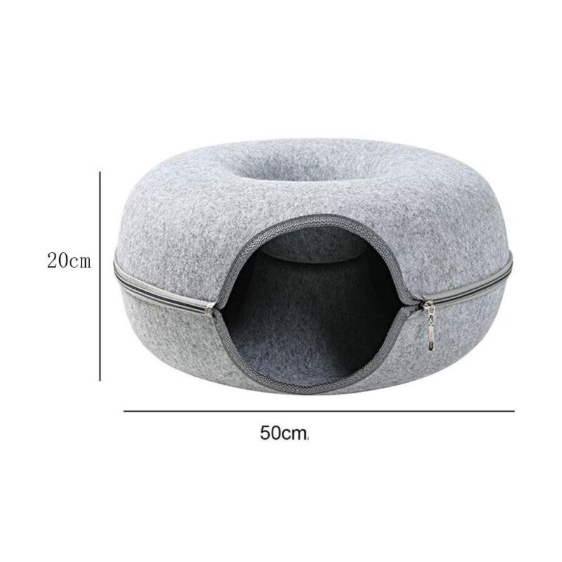 2in1 Donut Lit Pour Chat Et Grotte