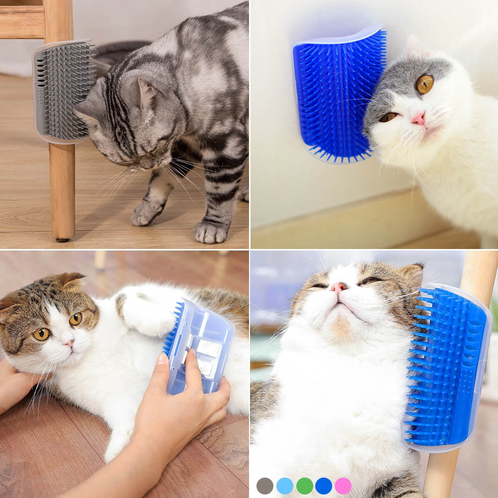 Brosse Murale Pour Chats À L'herbe À Chat