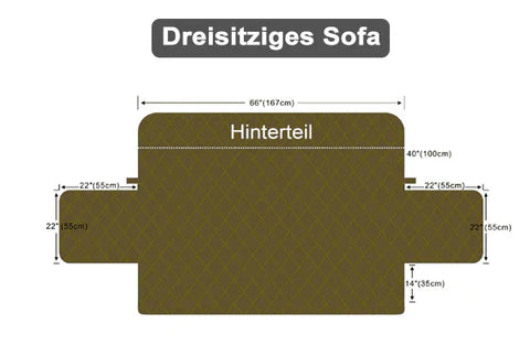 Couverture de Protection pour Canapé - Stylée & Facile à Entretenir