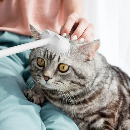 Brosse de Massage Innovante pour les Animaux de Compagnie