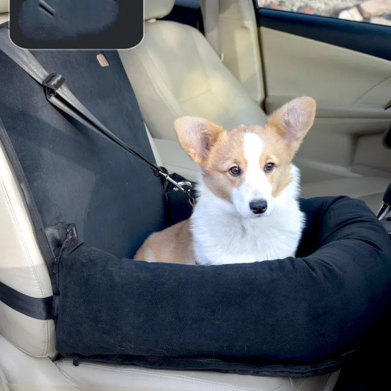 Siège pour Chien en Voiture - Siège de Sécurité pour Chiens avec Sangles et Rembourrage Doux