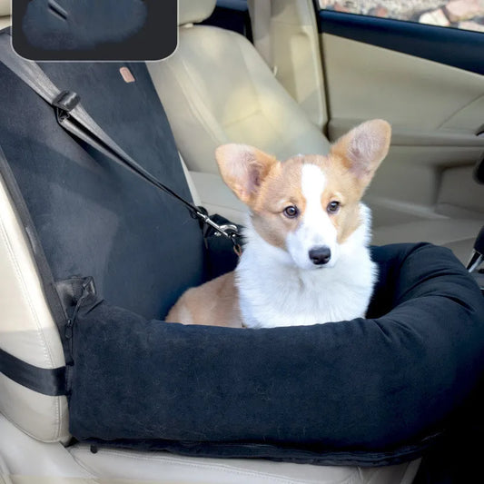 Siège pour Chien en Voiture - Siège de Sécurité pour Chiens avec Sangles et Rembourrage Doux