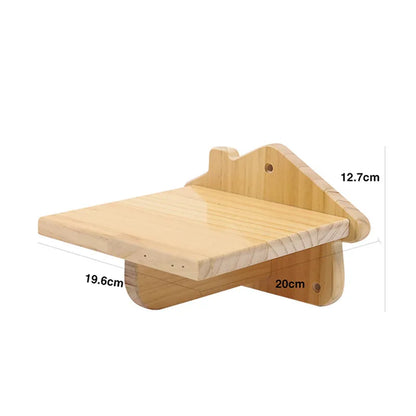 Planche à Gratter Murale pour Chats en Bois dans un Design de Tête de Chat - Lieu de Repos Confortable et Jouet