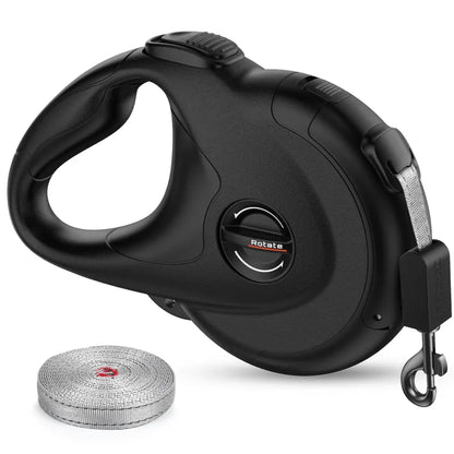 Retour Automatique De La Laisse Du Chien Avec Mécanisme De Rotation - 5 M De Laisse Flexible Pour Chiens