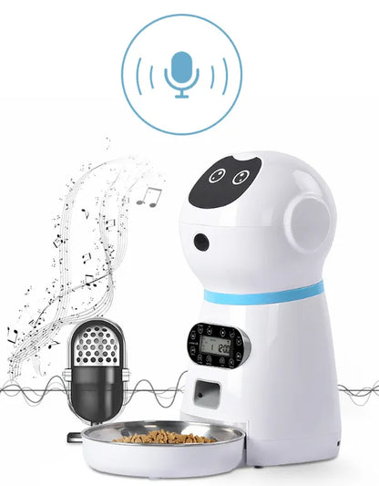 Distributeur Automatique de Nourriture pour Chiens avec Affichage Numérique