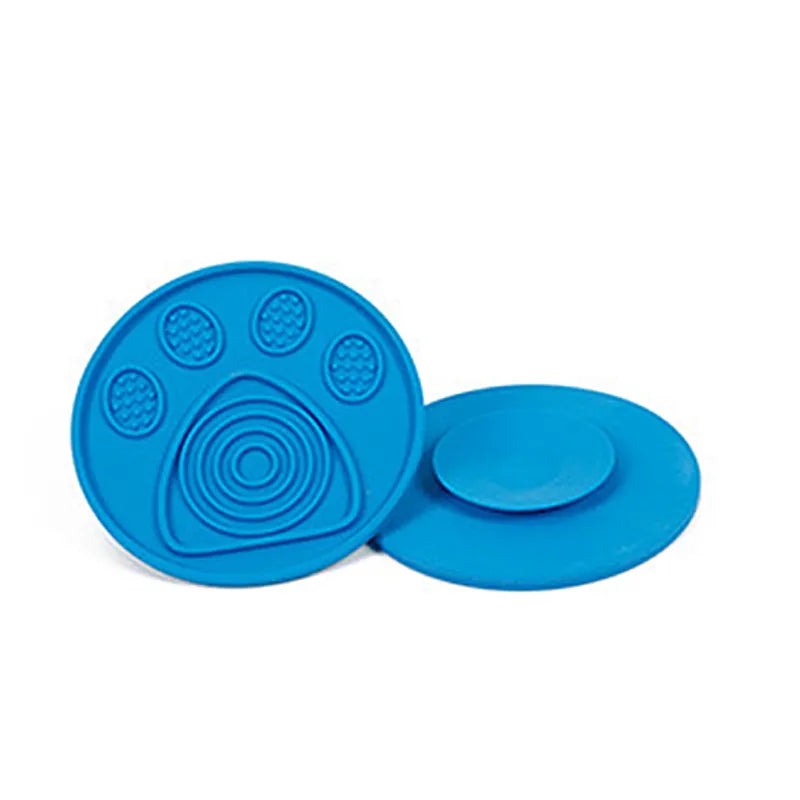 Tapis à Friandises en Silicone pour Chiens - Tapis Mural Antidérapant pour le Bain de Votre Chien