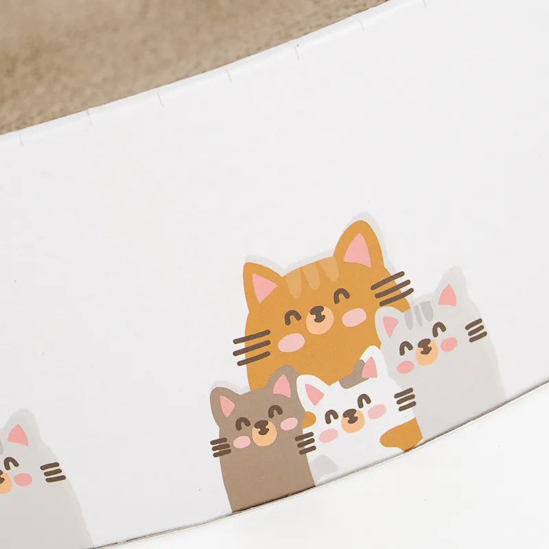 Tapis à Gratter pour Chat Rond avec Design Mignon - Planche à Gratter pour Chat pour Plus de Plaisir et de Détente