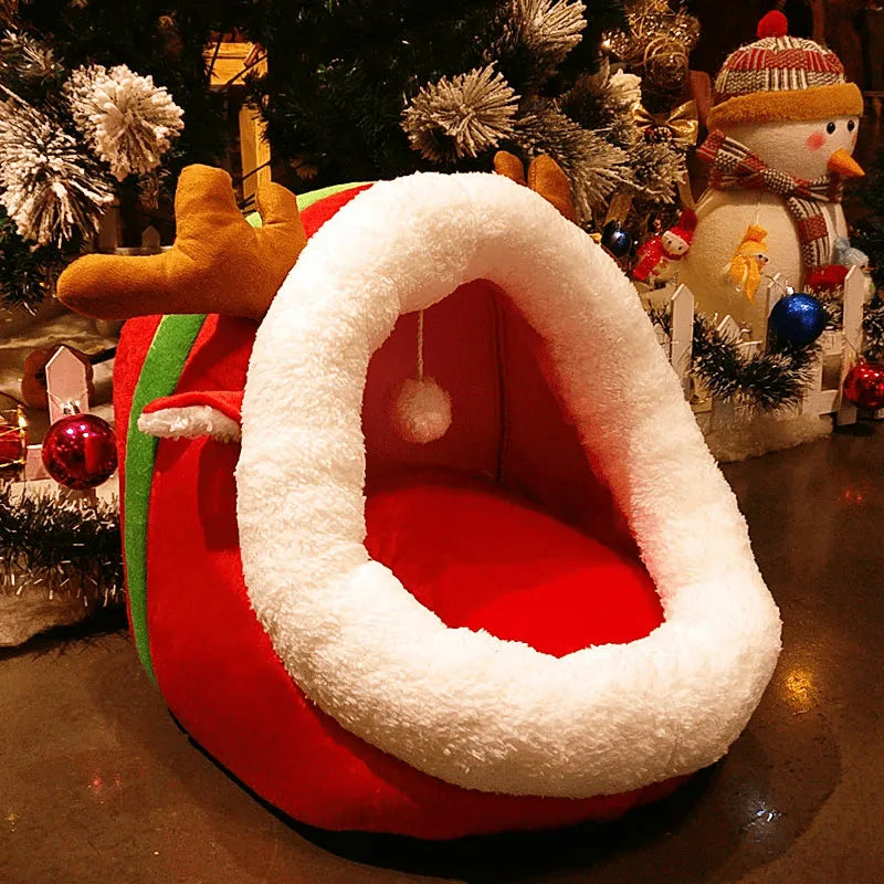 La Grotte des Chats au Design Chaton - une Grotte Douce et Confortable pour Dormir pour les Chats