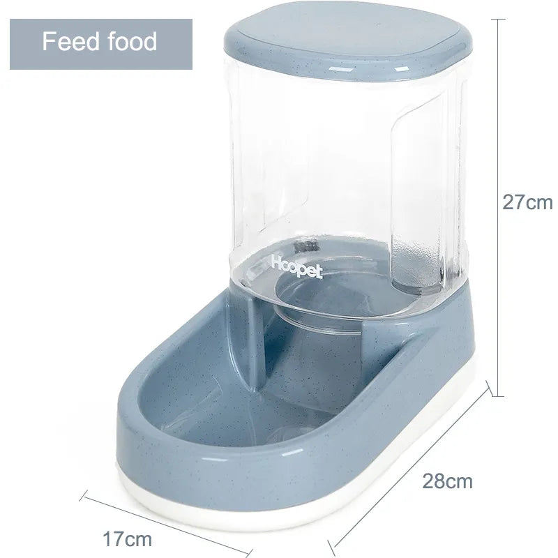 Distributeur Automatique de Nourriture et D' Eau pour Chiens et Chats avec Grand Réservoir