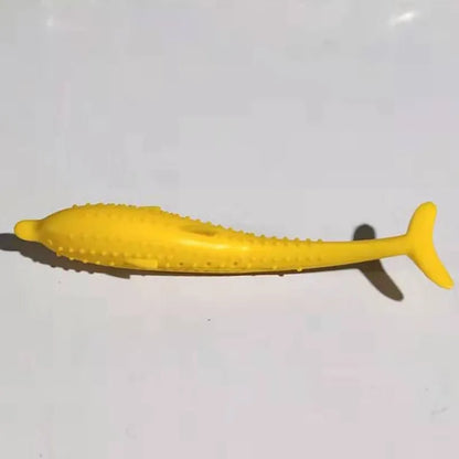 Jouets en Silicone pour Animaux de Compagnie en Forme de Baleine à Mâcher pour Chats et Petits Chiens