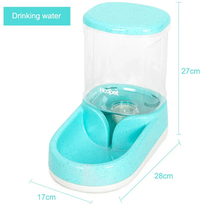 Distributeur Automatique de Nourriture et D' Eau pour Chiens et Chats avec Grand Réservoir