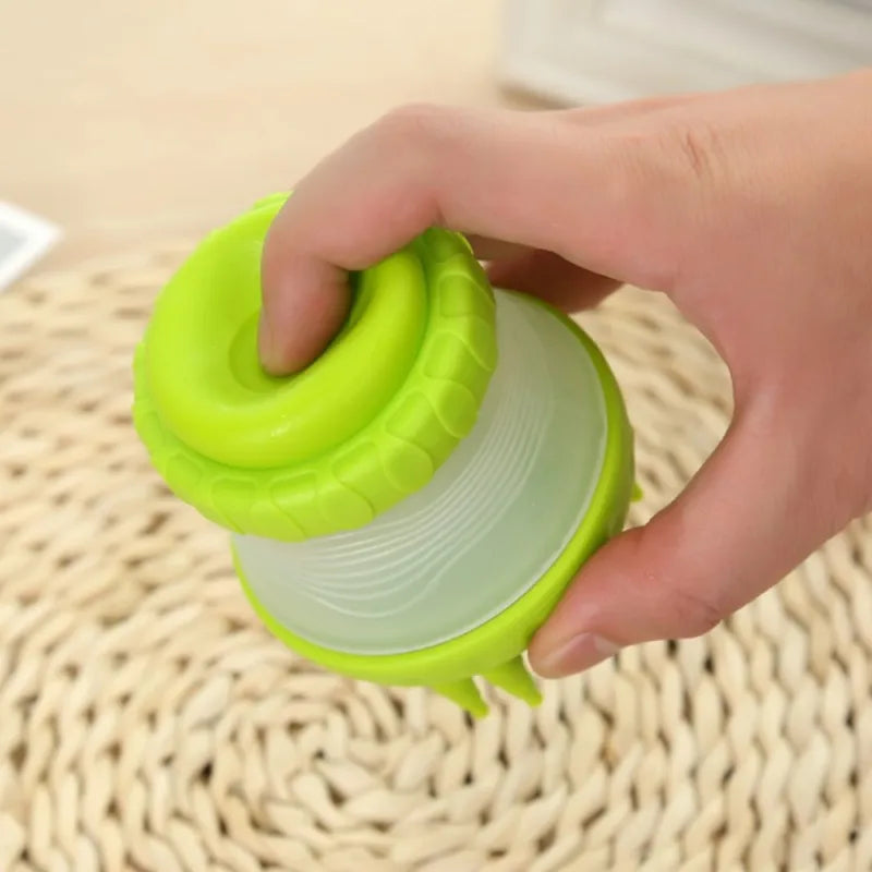 Brosse en Silicone pour le Soin du Pelage des Animaux de Compagnie - Brosse de Massage pour le Bain des Chiens et des Chats