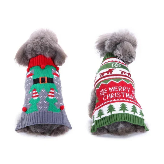 Pull de Noël pour Chiens avec Flocons de Neige