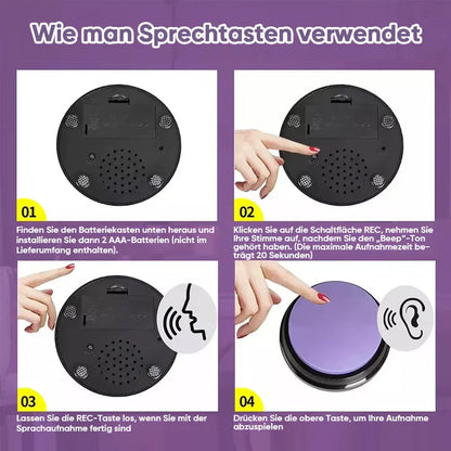Bouton de Parole Interactif pour Animaux de Compagnie - Dressage & Communication