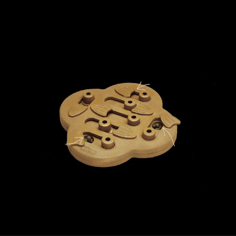 Jouet Interactif pour Chiens - Jeu D' Intelligence avec Compartiments Coulissants pour Friandises & Stimulation Mentale