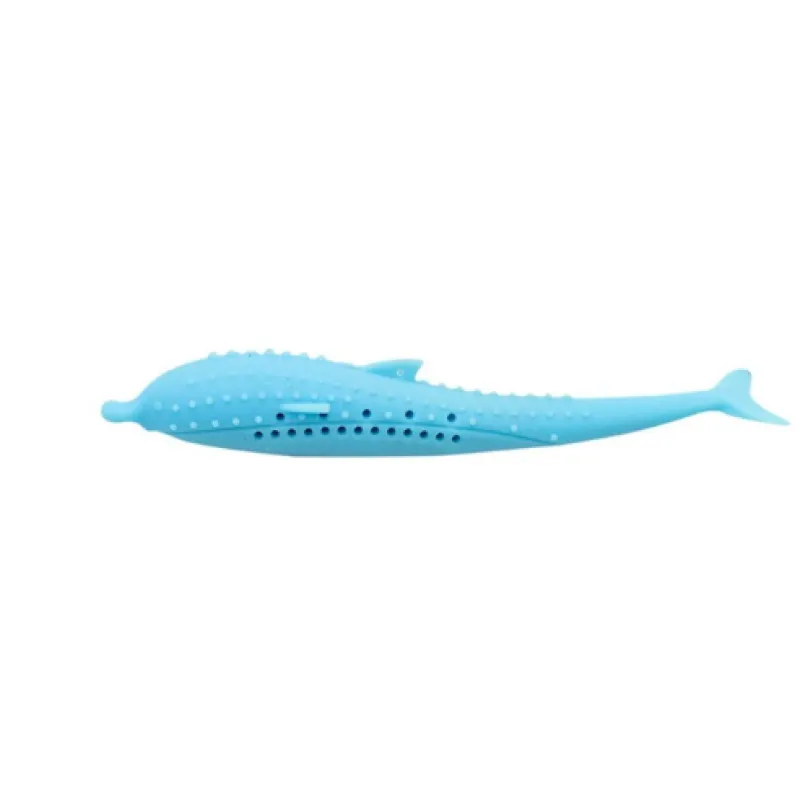 Jouets en Silicone pour Animaux de Compagnie en Forme de Baleine à Mâcher pour Chats et Petits Chiens