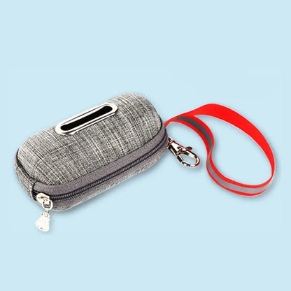 Sac Pratique Pour Sacs À Déjections Canines - Rangement Compact Avec Poignée De Transport