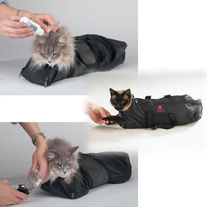 Sac De Toilettage Pour Chats Pour Couper Les Griffes Et Les Soigner - Confortable Et Sûr