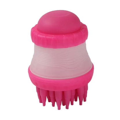 Brosse en Silicone pour le Soin du Pelage des Animaux de Compagnie - Brosse de Massage pour le Bain des Chiens et des Chats