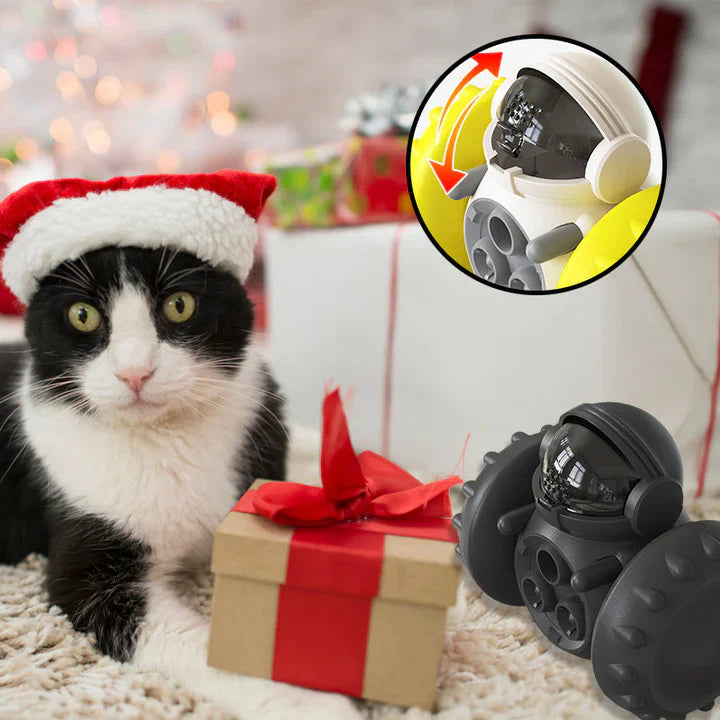 Jouet Alimentaire Interactif à Roulettes pour Animaux de Compagnie