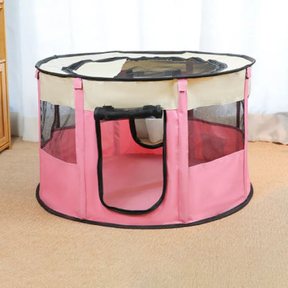 Tente pour Chien Pliable avec Sac de Transport - Tente Robuste pour Animaux Domestiques , pour L' Intérieur et L' Extérieur