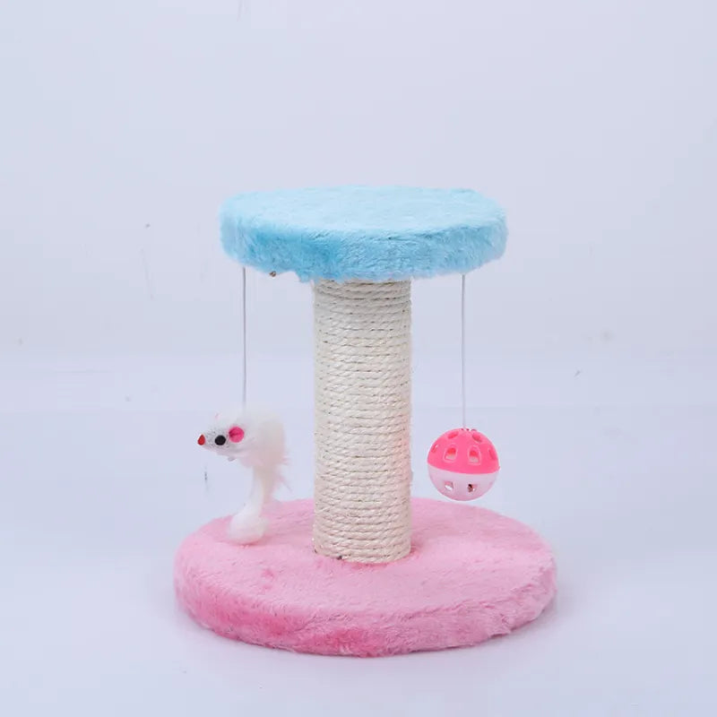 Arbre à Chat avec Jouets - Colonne à Griffer avec Balle Interactive et Souris