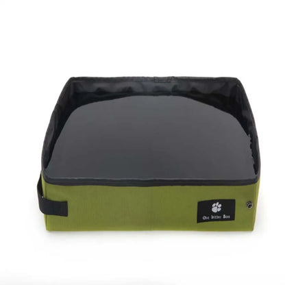 Boîte à Litière au Design Moderne - Bac à Litière Robuste avec Nettoyage Pratique