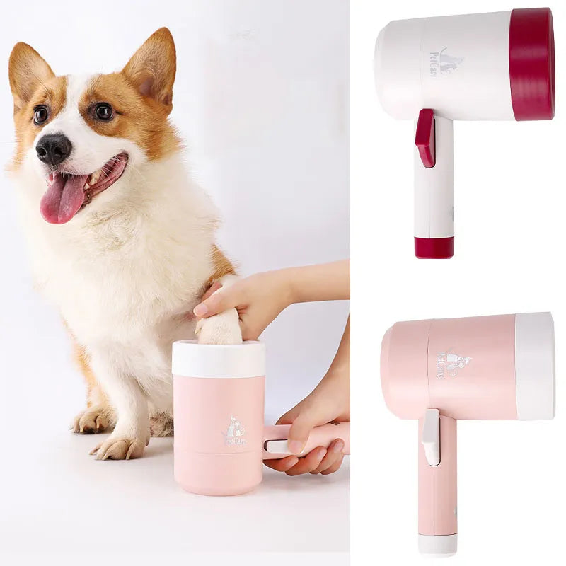 Nettoyeur de Pattes Électrique avec Fonction de Séchage pour des Pattes de Chien Propres