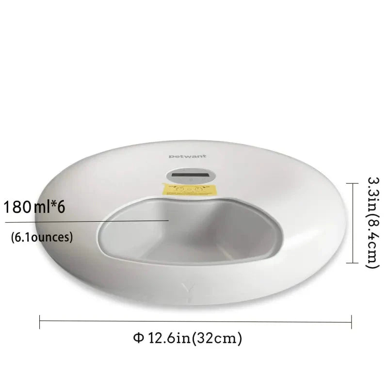 Ecuelle Automatique pour Animaux Domestiques - Distributeur Numérique de Nourriture en Différentes Couleurs