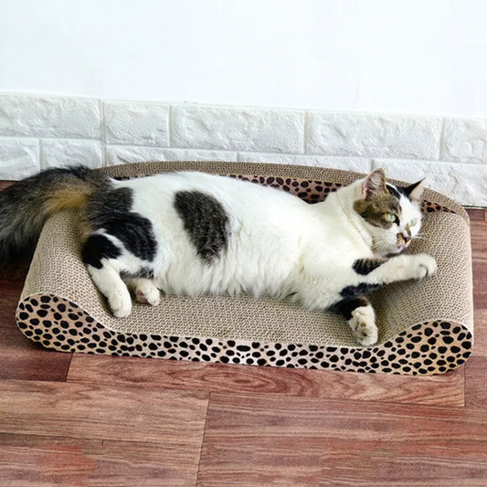 Matelas Griffoir et Surface de Repos pour Chats en Design Léopard - Stable et Confortable