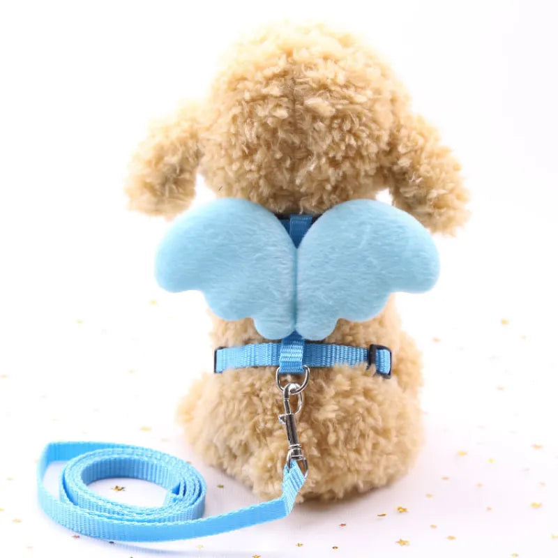 Harnais Avec Ailes D'ange Et Laisse Pour Chiens Et Chats