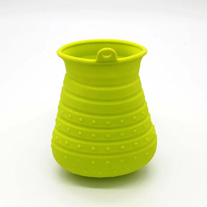 Brosse en Silicone pour Chiens avec Fonction de Massage - Soin du Pelage des Animaux Domestiques
