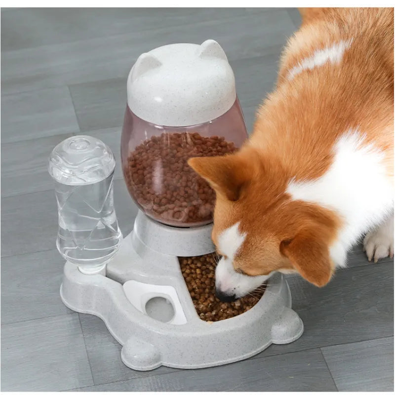Distributeur Automatique de Nourriture pour Chats - Mangeoire pour Chatons au Design Adorable