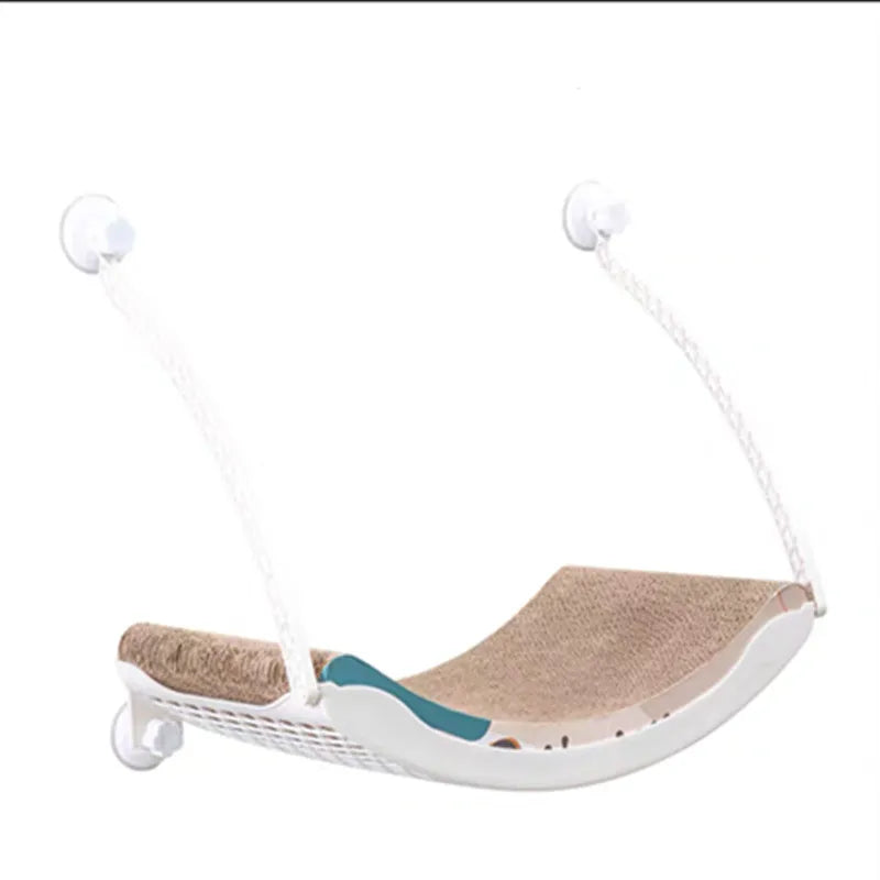 Hamac pour Fenêtre de Chat - Couchage Stable et Confortable avec Ventouses