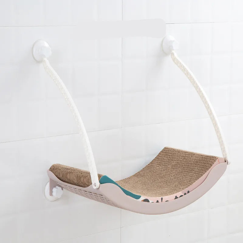 Hamac pour Fenêtre de Chat - Couchage Stable et Confortable avec Ventouses