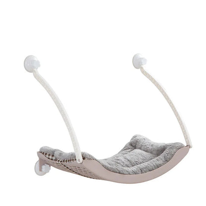 Hamac pour Fenêtre de Chat - Couchage Stable et Confortable avec Ventouses