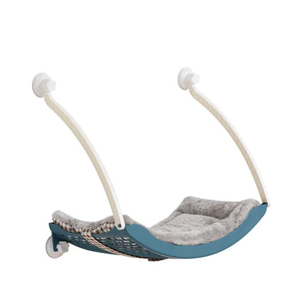 Hamac pour Fenêtre de Chat - Couchage Stable et Confortable avec Ventouses