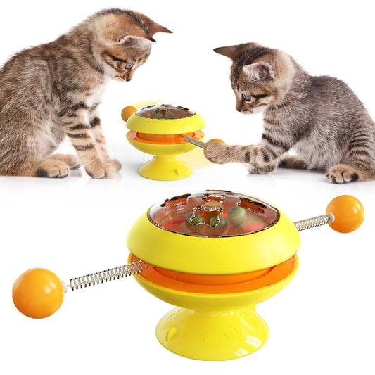 Jouets Interactifs pour Chats avec Boules Tournantes - Jouets pour Chats Actifs