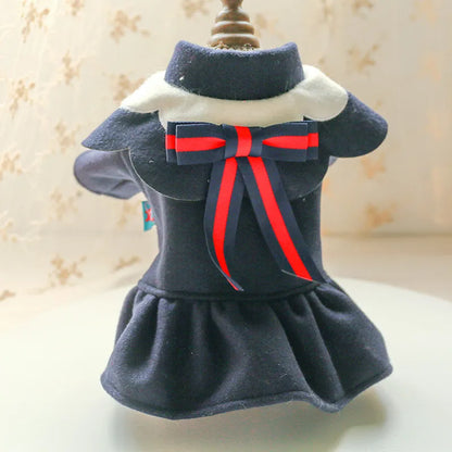Manteau Pour Chien En Rouge Avec Col Élégant - Doux Et Confortable Pour Les Petits Chiens