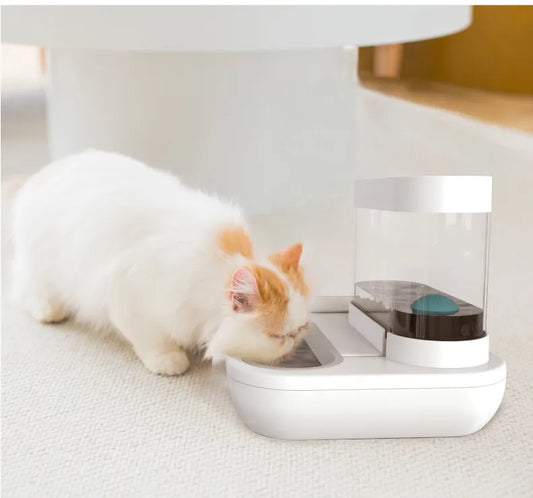 Distributeur Automatique D' Eau et de Nourriture pour Animaux Domestiques