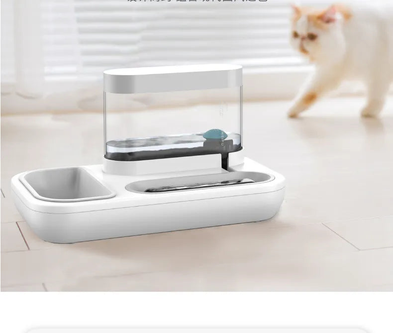 Distributeur Automatique D' Eau et de Nourriture pour Animaux Domestiques