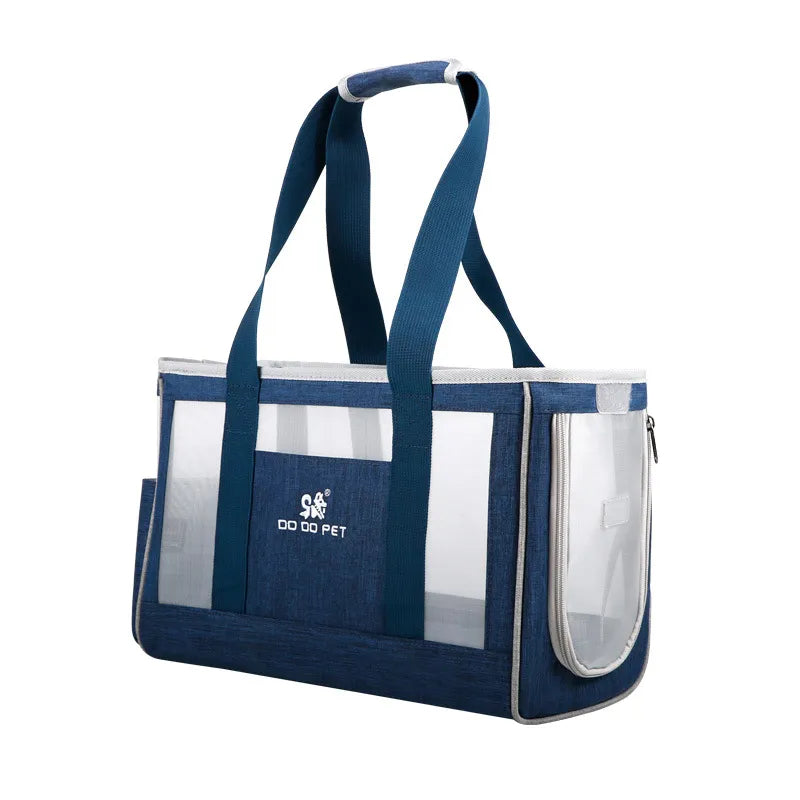 Sac de Transport Transparent pour Animaux Domestiques - Sac de Transport Robuste et Confortable pour Chats et Petits Chiens