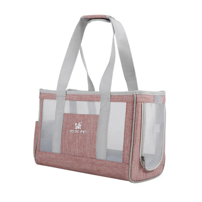 Sac de Transport Transparent pour Animaux Domestiques - Sac de Transport Robuste et Confortable pour Chats et Petits Chiens