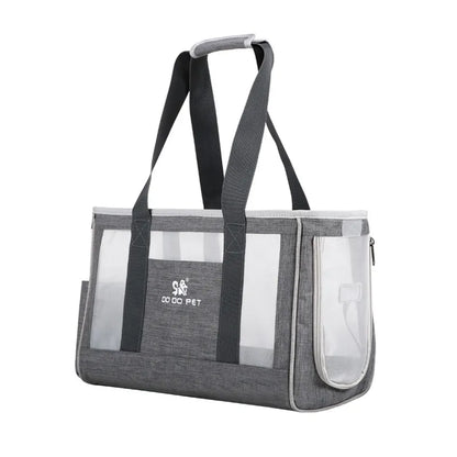 Sac de Transport Transparent pour Animaux Domestiques - Sac de Transport Robuste et Confortable pour Chats et Petits Chiens