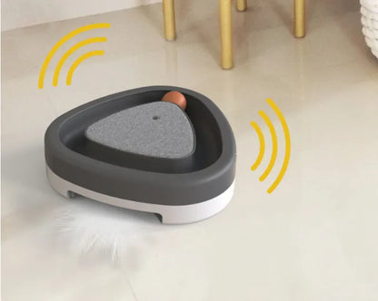 Jouet Interactif pour Chat avec Balle - Griffoir et Piste de Jeu pour les Chats Actifs