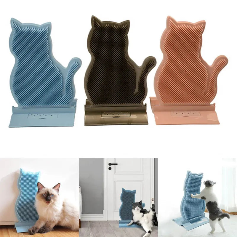 Porte-serviettes en Silicone en Forme de Chat avec Fonction Antidérapante