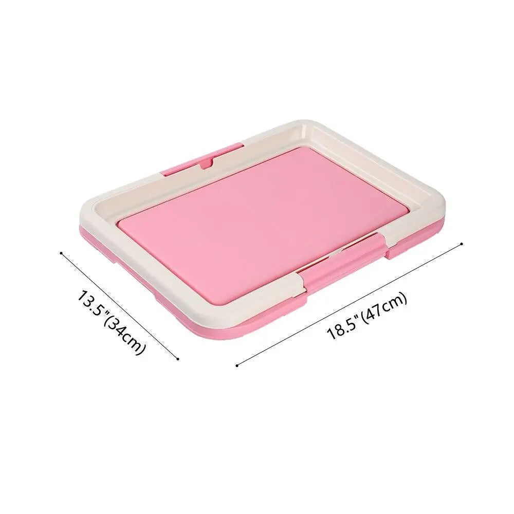 Wc Chiens Intérieur - Toilettes Propres avec Tapis Antidérapant pour Chiots Petits Chiens