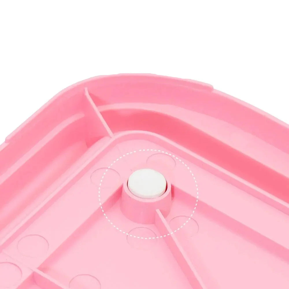 Wc Chiens Intérieur - Toilettes Propres avec Tapis Antidérapant pour Chiots Petits Chiens