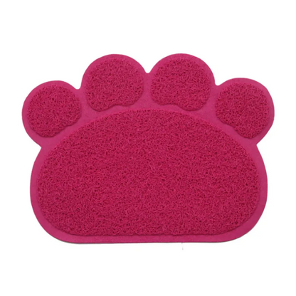 Natte De Litière Pour Chat En Forme De Patte Pour Des Sols Propres Et Moins De Pertes